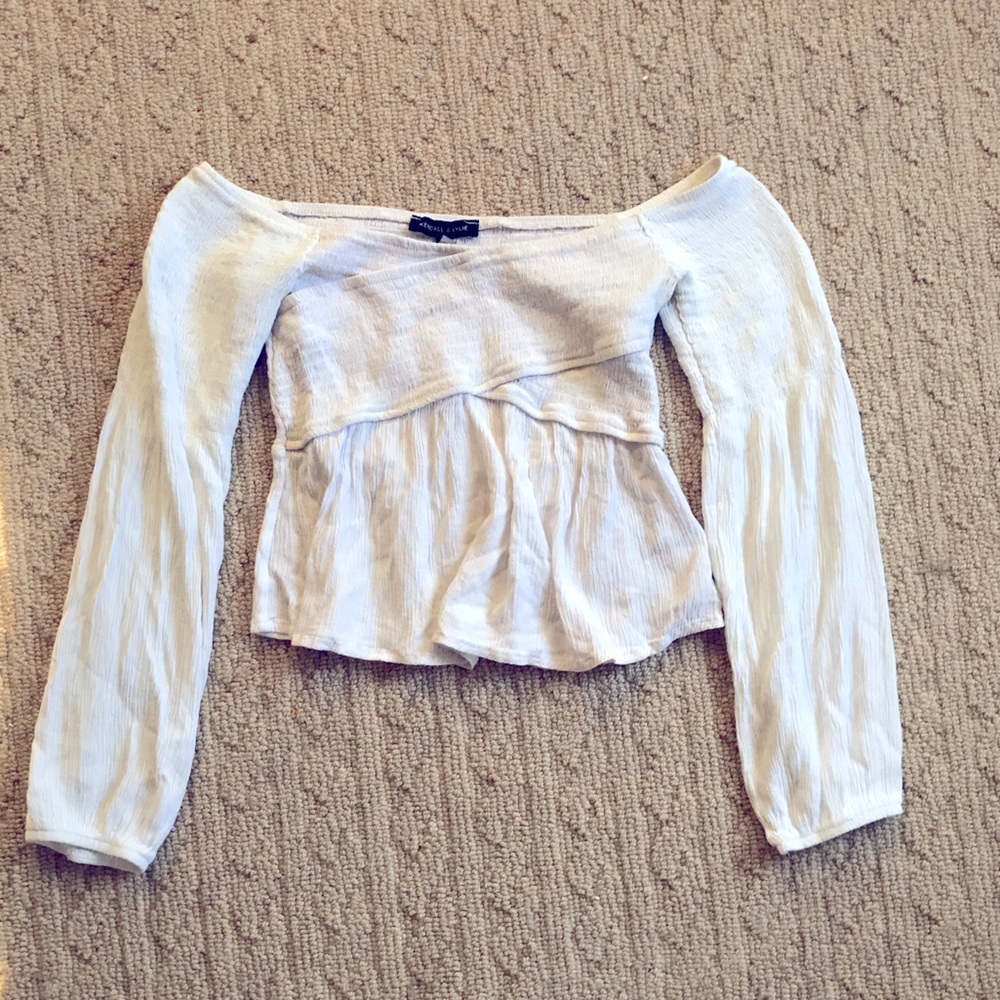 Kendall & Kylie White off the shoulder top